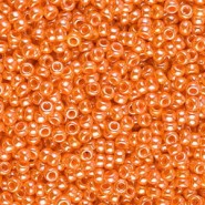 Miyuki rocailles kralen 11/0 - Opaque light orange luster 11-423